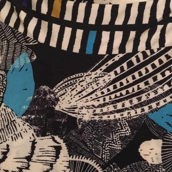 Ali Ro Printed Shift Dress 3/4 Sleeve New W/O Tag - Picture 4 of 8